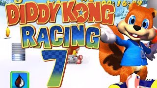 Lets Play Diddy Kong Racing 100  Part 7  Conkers Next Bad Fur Day [upl. by Eahsal610]