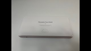 Apple Face Mask for COVID19 Unboxing [upl. by Snow609]