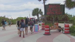 Miami Beach cracks down on spring breakers upsetting some travelers [upl. by Caniff]