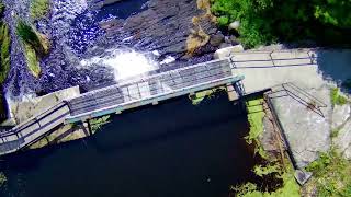 Corinna Boardwalk Corinna Maine Cinematic Maine Drone Footage [upl. by Malarkey]