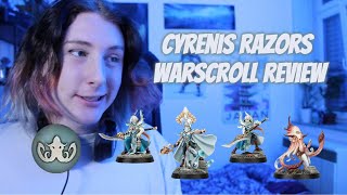 Cyrenis Razors Warscroll review for the new Underworlds Edition [upl. by Anitsirt520]