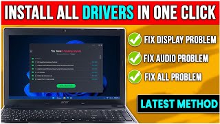 How to Install All Drivers in One Click  PCLaptop 2024🤯Fix All Issues ✨2 Ways to Install🖥️💻 [upl. by Kory478]