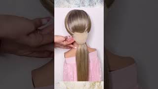 Sleek bun hairstyle tutorial  easy way to create beautiful and shiny sleek bun [upl. by Mungovan630]