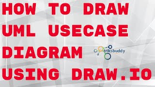 How to Draw UML Usecase Diagram using Drawio [upl. by Dnesnwot102]