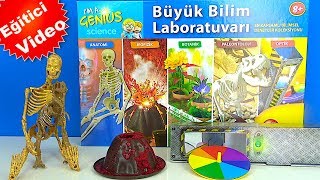 Büyük Bilim Laboratuvarı ile Niloya Mete tospik optik deney patlayan volkan dinozor kazı çalışması [upl. by Vladimar387]