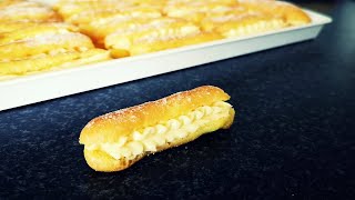 Ekleri  Eclairs  RECEPT ZA ČAS [upl. by Hayimas197]