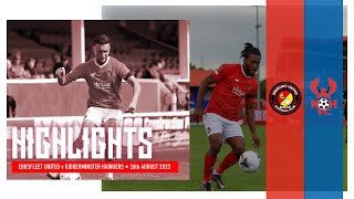 HIGHLIGHTS Ebbsfleet United V Kidderminster Harriers [upl. by Erdnua541]