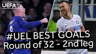 BARKLEY PERIŠIĆ UEL BEST GOALS Round of 32  2nd Leg [upl. by Arimahs]