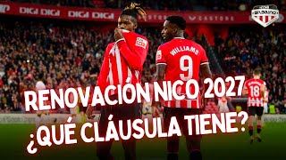 ¿Cuál es su cláusula de rescisión de Nico Williams ¿Por qué no se comunica oficialmente Nico 2027 [upl. by Drofliw356]