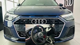 MODIFICACIÓN VOLANTE RS en ALCÁNTARA Y ASIENTOS EN PIEL COSTURAS ROJAS para Audi A1 2024 Ego [upl. by Arrak]