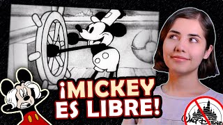 Mickey Mouse YA ES DOMINIO PÚBLICO y otros personajes [upl. by Aibat]