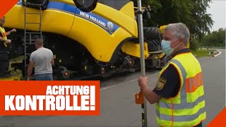 Schwertransport mit zu wenig Abstand Und zu breit  12  Kabel Eins  Achtung Kontrolle [upl. by Assenov]