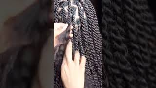 twisting hair styles twiststyles hairstyle hairstylehairstyle haircare braids subscribe sub [upl. by Norud]