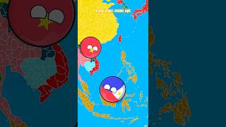 Phillipines want to make empire  Phillipines empire countryballs shorts southasian [upl. by Airdnekal652]