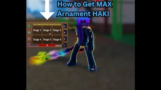 How to Get MAX Armament HAKI l King Legacy [upl. by Topliffe264]