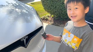 2022 Tesla Model X Homelink Setup [upl. by Navac656]