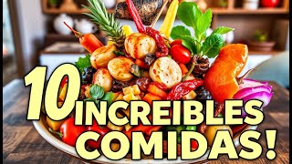 ¡10 Comidas Increíbles que Nunca Creíste que Existían 😲🍽️ [upl. by Cloutman]