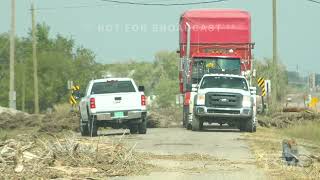 10202024 Roswell New Mexico  Washed Out Roads amp Bridges In Flash Flood Emergency [upl. by Selyn]