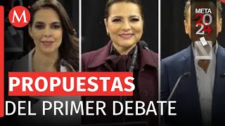 Así fueron las propuestas en el primer debate por la gubernatura de Jalisco [upl. by Ailices]