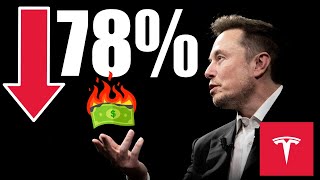 Tesla Elon Musk Lost 78 of Your Money [upl. by Anayk]