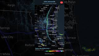 Sea Breeze Frontal Boundary Over Northeastern Florida  08202024 [upl. by Haelahk]