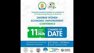 LIVE ZANZIBAR WOMENS ECONOMIC EMPOWERMENT CONFERENCE 2024 [upl. by Touber]