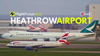 Heathrow Airport Live  STORM WINDS Friday 29th March 2024 [upl. by Aldo]