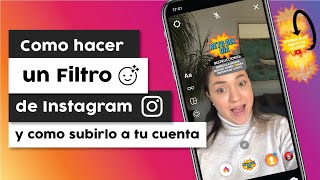 Como hacer un Filtro de Instagram de Juego y subirlo a tu cuenta Tutorial Spark AR Español [upl. by Enoob]