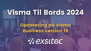 Opdatering på den seneste Visma Business Version 19 [upl. by Eyahsal]