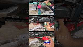 Diesel vs Kerosene vs Chain Spray vs WD40  Best Bike Chain Cleaner shorts [upl. by Llednav]