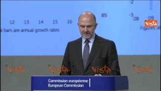 COMMISSIONE UE CONTINUA LA RIPRESA ECONOMICA IN EUROPA [upl. by Bust]