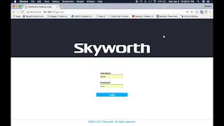 How to setup Skyworth Cable Modem [upl. by Enrichetta]