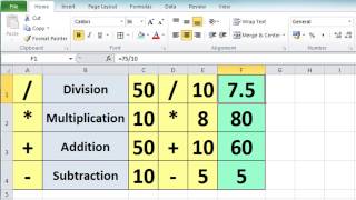 Excel 2010 Tutorial For Beginners 3  Calculation Basics amp Formulas Microsoft Excel [upl. by Ymassej]