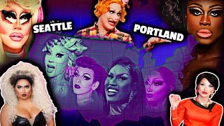 Drag Race Geography Mapping Out RPDR Winners By City  Mangled Morning [upl. by Atela864]