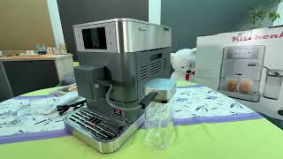 KitchenAid  Automatic coffee machine KF8  Juniper overview unboxing and instructions [upl. by Lertram]