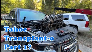 2015 Tahoe Engine Replacement  Part 1 [upl. by Lulita]