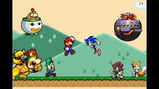 Super Mario vs Sonic the Hedgehog [upl. by Yenaj]