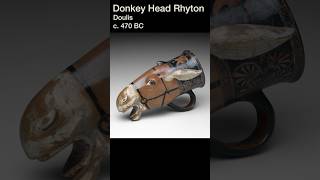 Donkey Head Rhyton c 470 BC One Minute Art [upl. by Xavler]