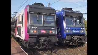 Compilation de trains à Issy RER VersaillesChantiers et FontenayleFleury [upl. by Eissehc]