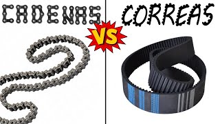 CADENAS vs CORREAS DE DISTRIBUCIÓN  Diferencias Evolución Historia y más [upl. by Saturday]