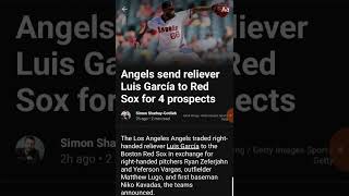 Angels and Red Sox make trade mlb baseball mlbnews losangelesangels bostonredsox shorts [upl. by Gill]