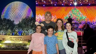 EPCOTs Candlelight Processional Dining Package Rose amp Crown at Disneys Festival of the Holidays [upl. by Goeselt]