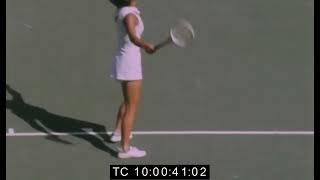 Evonne Goolagong vs Virginia Wade April 2 1972 [upl. by Alliuqat156]