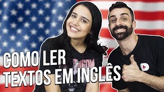 COMO LER TEXTOS EM INGLÊS com Cintya Sabino [upl. by Cranston]