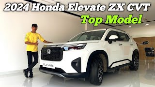 अब Creta कौन लेगा  🤔  2024 Honda Elevate ZX CVT  Top Model  Full Review [upl. by Charlean]