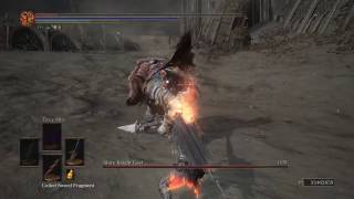 Dark Souls 3 Slave Knight Gael NG7  No damage Cheese strategy [upl. by Hare116]