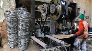 Manufacturing Process of Motorcycle a Sprocket with amazing skills [upl. by Tunk580]