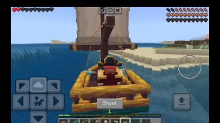 Minecraft survival on the pirate ship Minecraft pirate [upl. by Deer]