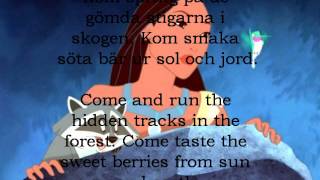 PocahontasColors of the wind Swedish version with english subtitles [upl. by Clary]