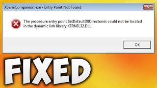 How to fix Entry Point not found error KERNEL32dll Windows 7 [upl. by Kcirdderf206]